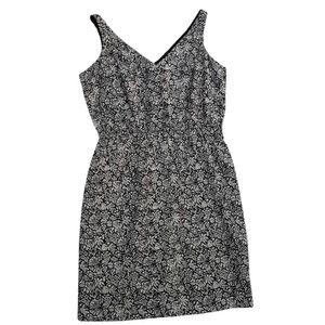 Ann Taylor Loft black/white floral dress
